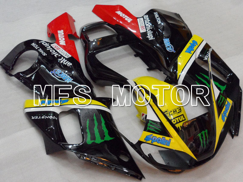 Yamaha YZF-R6 1998-2002 Injection ABS Fairing - Monster - Black Yellow - MFS3538 - Fairings Kit