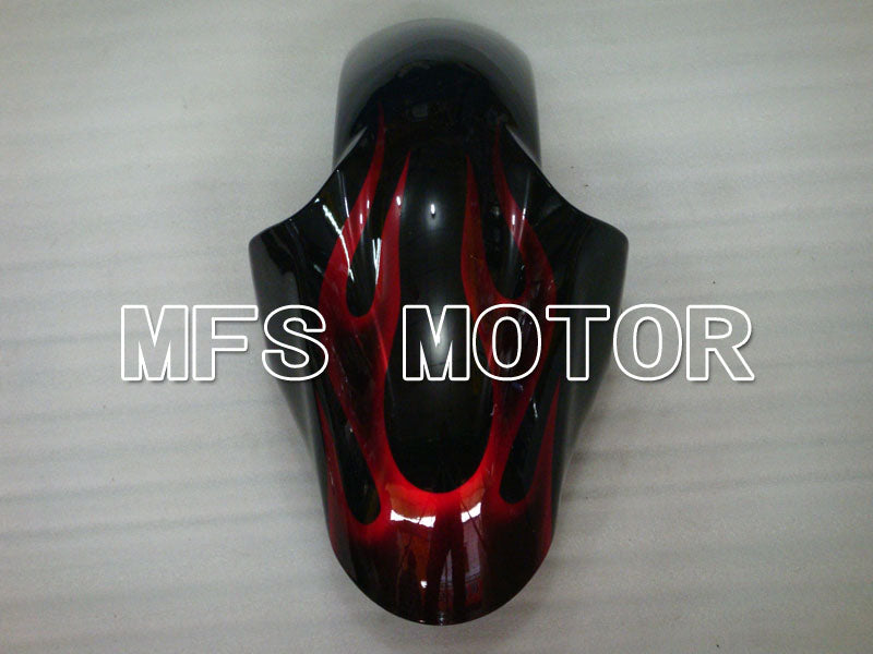 Yamaha YZF-R6 1998-2002 Injection ABS Fairing - Flame - Black Red - MFS3554 - Fairings Kit