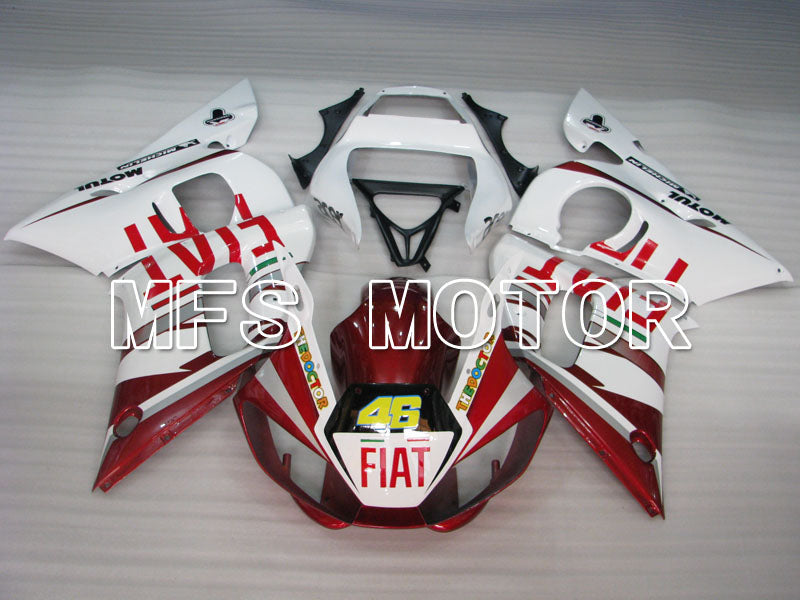 Yamaha YZF-R6 1998-2002 Injection ABS Fairing - FIAT - Red White - MFS3571 - Fairings Kit