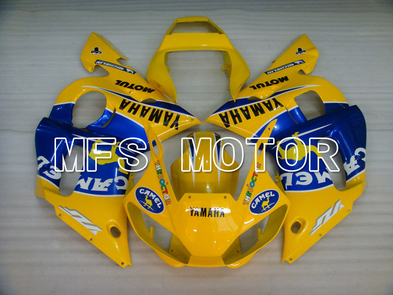 Yamaha YZF-R6 1998-2002 Injection ABS Fairing - Camel - Blue Yellow - MFS3577 - Fairings Kit