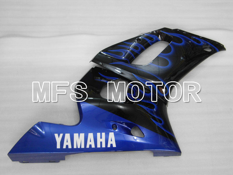 Yamaha YZF-R6 1998-2002 Injection ABS Fairing - Flame - Black Blue - MFS3578 - Fairings Kit