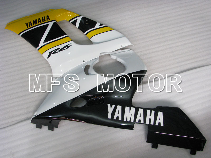Yamaha YZF-R6 1998-2002 Injection ABS Fairing - Factory Style - Black White Yellow - MFS3588 - Fairings Kit
