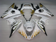 Yamaha YZF-R6 2003-2004 Injection ABS Fairing - Flame - White Gold - MFS3590 - Fairings Kit