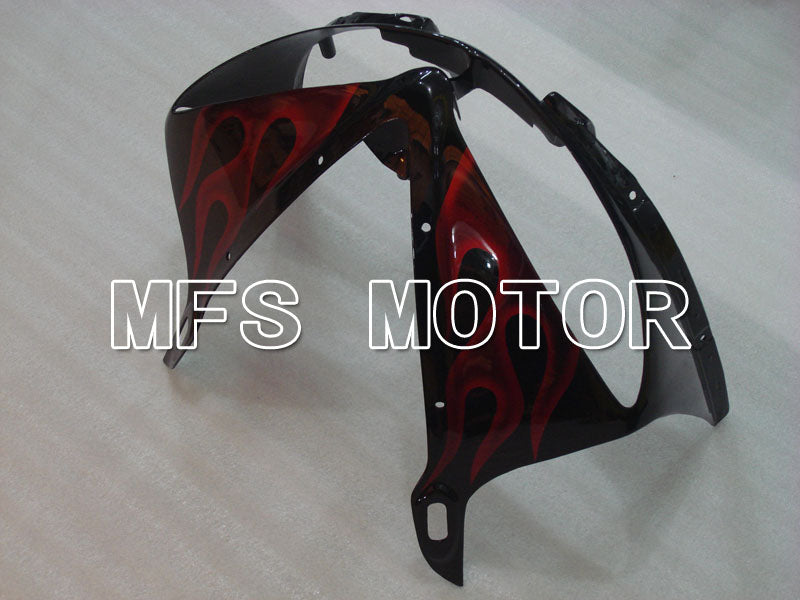 Yamaha YZF-R6 2005 Injection ABS Fairing - Flame - Black Red - MFS3591 - Fairings Kit