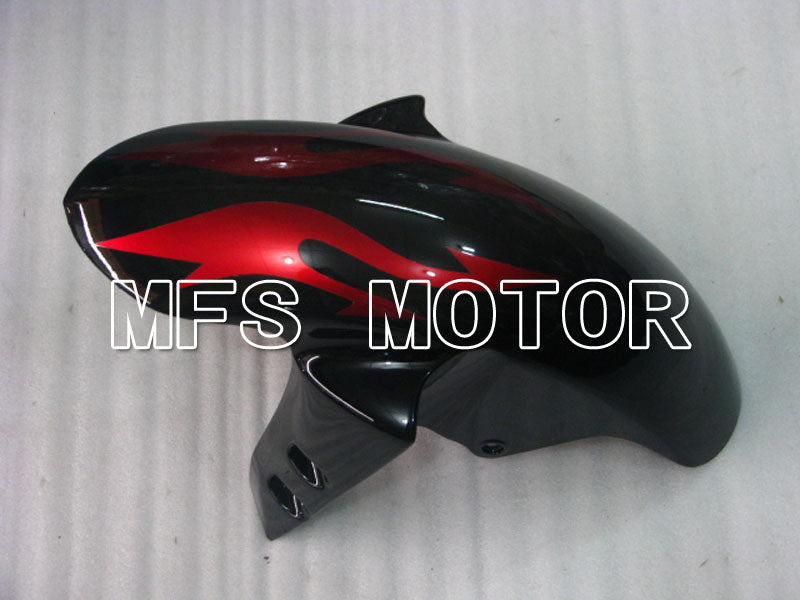 Yamaha YZF-R6 2003-2004 Injection ABS Fairing - Flame - Red wine color Black - MFS3607 - Fairings Kit