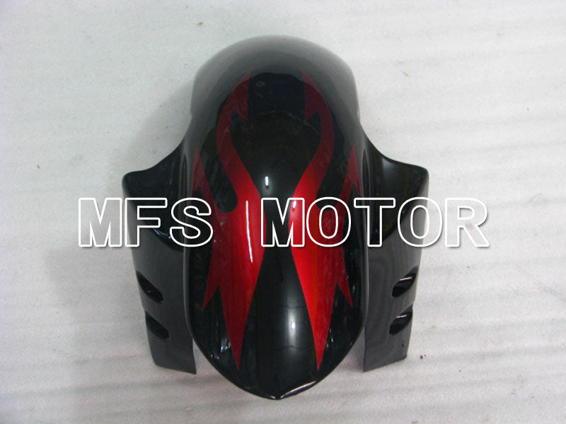 Yamaha YZF-R6 2003-2004 Injection ABS Fairing - Flame - Red wine color Black - MFS3607 - Fairings Kit