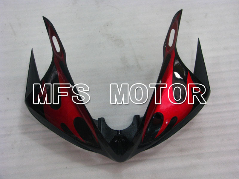 Yamaha YZF-R6 2003-2004 Injection ABS Fairing - Flame - Red wine color Black - MFS3607 - Fairings Kit
