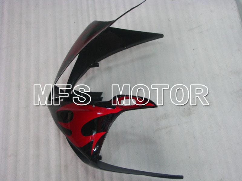 Yamaha YZF-R6 2003-2004 Injection ABS Fairing - Flame - Red wine color Black - MFS3607 - Fairings Kit