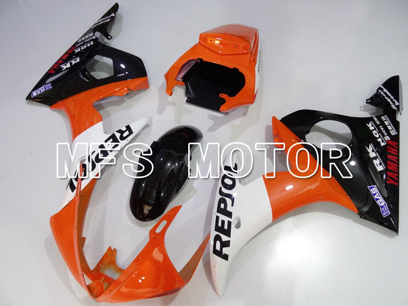 Yamaha YZF-R6 2003-2004 Injection ABS Fairing - Repsol - Orange Black - MFS3632 - Fairings Kit