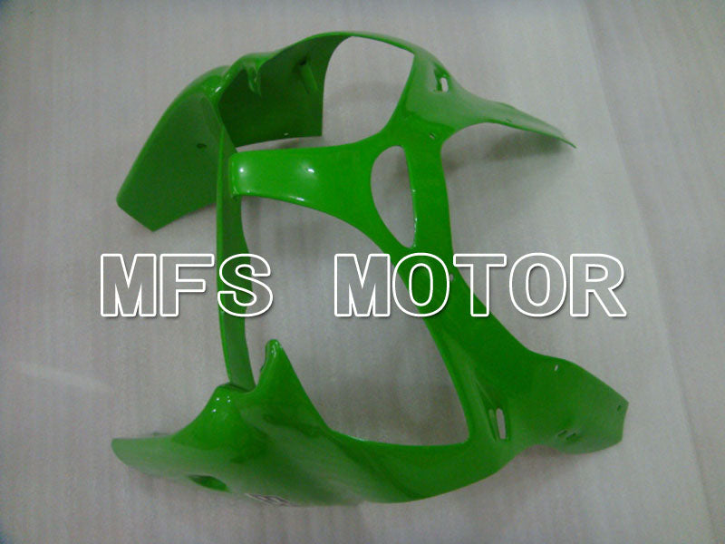 Kawasaki NINJA ZX6R 2000-2002 Injection ABS Fairing - Factory Style - Black Green White - MFS3634 - Fairings Kit