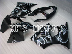 Kawasaki NINJA ZX6R 2000-2002 Injection ABS Fairing - Others - Black White - MFS3641 - Fairings Kit
