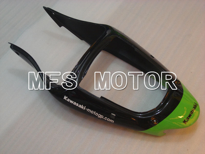 Kawasaki NINJA ZX6R 2000-2002 Injection ABS Fairing - Monster - Black Green - MFS3644 - Fairings Kit