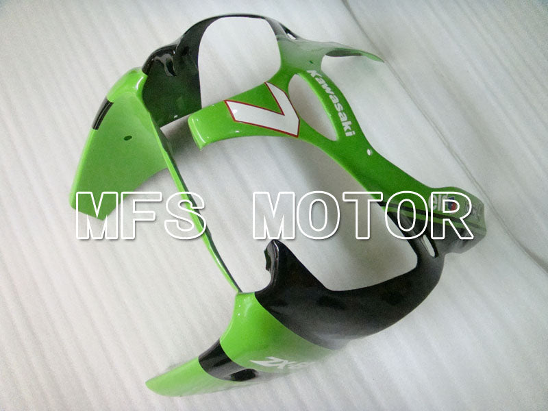Kawasaki NINJA ZX6R 2000-2002 Injection ABS Fairing - Factory Style - Black Green - MFS3647 - Fairings Kit