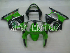 Kawasaki NINJA ZX6R 2000-2002 Injection ABS Fairing - Monster - Black Green - MFS3688 - Fairings Kit