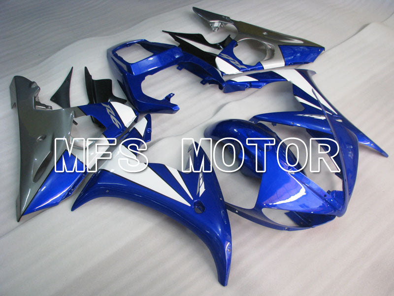 Yamaha YZF-R6 2005 Injection ABS Fairing - Factory Style - Blue White - MFS3693 - Fairings Kit