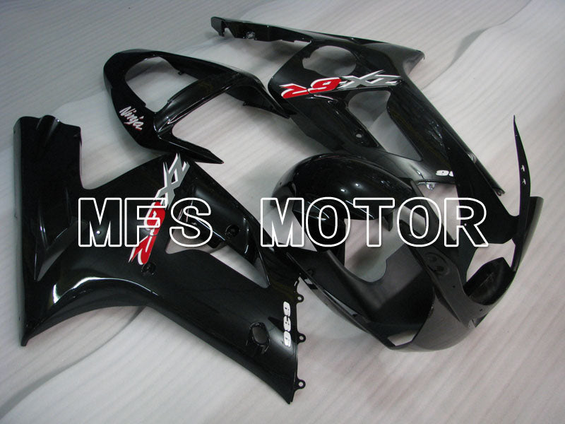 Kawasaki NINJA ZX6R 2003-2004 Injection ABS Fairing - Factory Style - Black - MFS3698 - Fairings Kit
