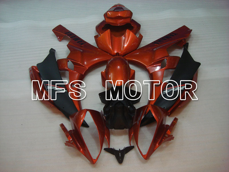Yamaha YZF-R6 2006-2007 Injection ABS Fairing - Factory Style - Red wine color Black - MFS3702 - Fairings Kit