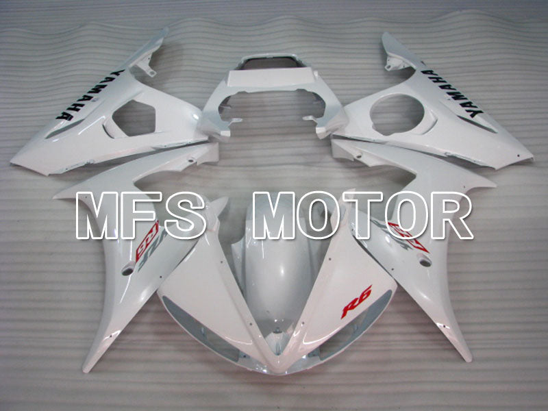 Yamaha YZF-R6 2005 Injection ABS Fairing - Factory Style - White - MFS3703 - Fairings Kit