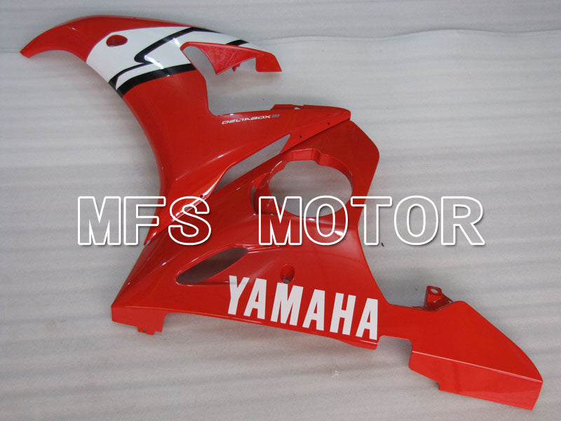Yamaha YZF-R6 2005 Injection ABS Fairing - Factory Style - Red White - MFS3704 - Fairings Kit