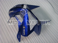 Kawasaki NINJA ZX6R 2003-2004 Injection ABS Fairing - Factory Style - Black Blue - MFS3717 - Fairings Kit