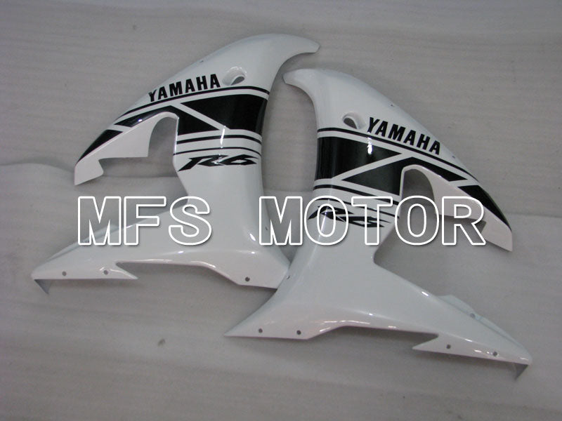 Yamaha YZF-R6 2005 Injection ABS Fairing - Factory Style - White Black - MFS3724 - Fairings Kit