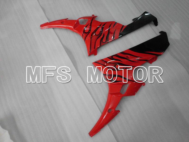 Yamaha YZF-R6 2006-2007 Injection ABS Fairing - Flame - Red Black - MFS3726 - Fairings Kit