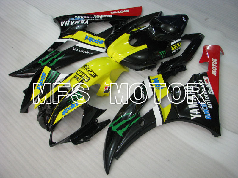 Yamaha YZF-R6 2006-2007 Injection ABS Fairing - Monster - Yellow Black - MFS3729 - Fairings Kit