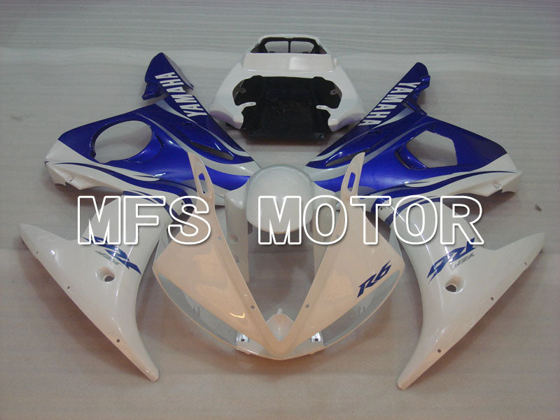Yamaha YZF-R6 2005 Injection ABS Fairing - Factory Style - Blue White - MFS3747 - Fairings Kit