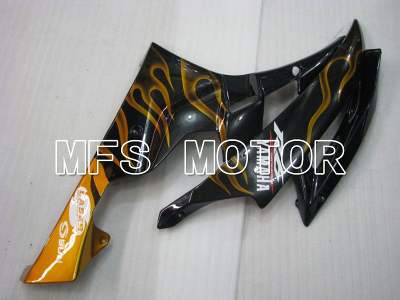 Yamaha YZF-R6 2006-2007 Injection ABS Fairing - Flame - Gold Black - MFS3752 - Fairings Kit