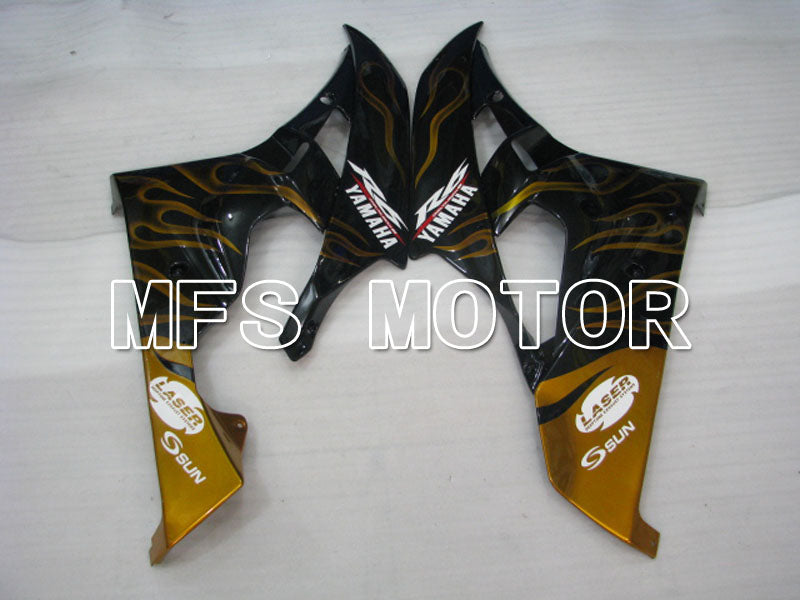 Yamaha YZF-R6 2006-2007 Injection ABS Fairing - Flame - Gold Black - MFS3752 - Fairings Kit
