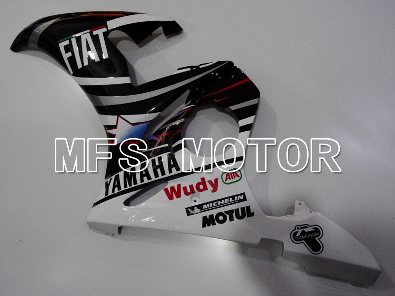 Yamaha YZF-R6 2005 Injection ABS Fairing - FIAT - Black White - MFS3754 - Fairings Kit