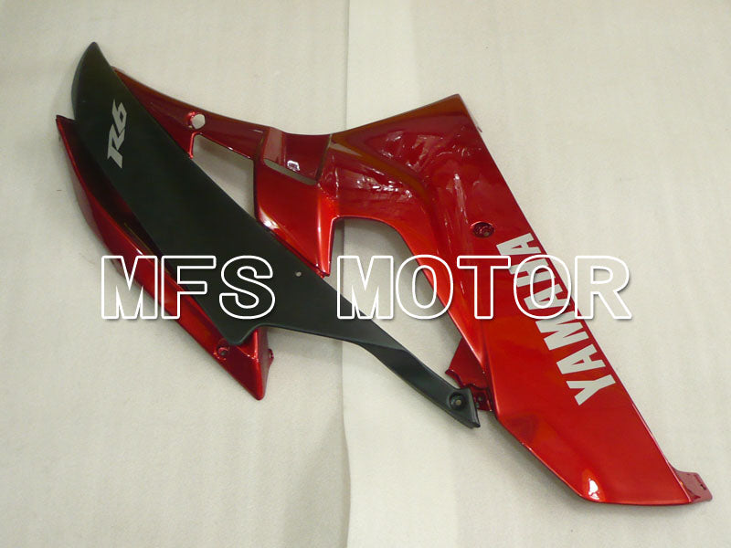 Yamaha YZF-R6 2006-2007 Injection ABS Fairing - Factory Style - Red wine color Black Matte - MFS3759 - Fairings Kit