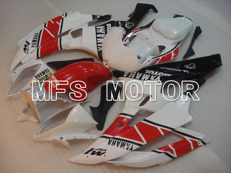 Yamaha YZF-R6 2006-2007 Injection ABS Fairing - Flame - White Black - MFS3775 - Fairings Kit