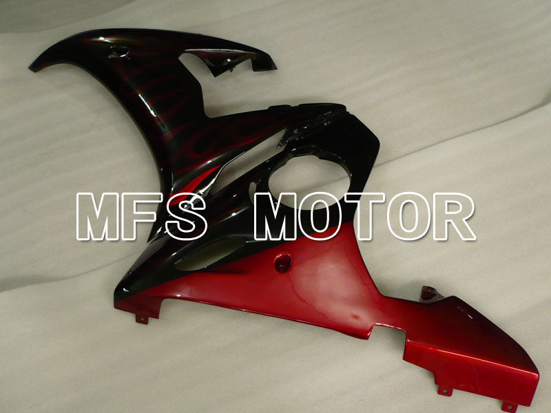 Yamaha YZF-R6 2005 Injection ABS Fairing - Flame - Red Black - MFS3778 - Fairings Kit