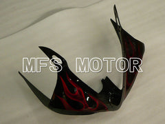 Yamaha YZF-R6 2005 Injection ABS Fairing - Flame - Red Black - MFS3778 - Fairings Kit