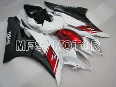 Yamaha YZF-R6 2006-2007 Injection ABS Fairing - Factory Style - White Black Matte - MFS3779 - Fairings Kit