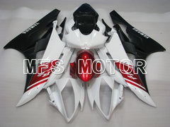 Yamaha YZF-R6 2006-2007 Injection ABS Fairing - Factory Style - White Black Matte - MFS3779 - Fairings Kit