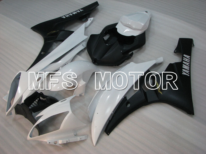 Yamaha YZF-R6 2006-2007 Injection ABS Fairing - Factory Style - White Black Matte - MFS3803 - Fairings Kit