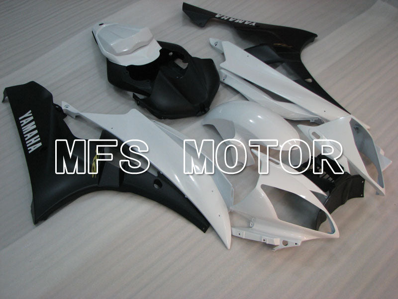 Yamaha YZF-R6 2006-2007 Injection ABS Fairing - Factory Style - White Black Matte - MFS3803 - Fairings Kit