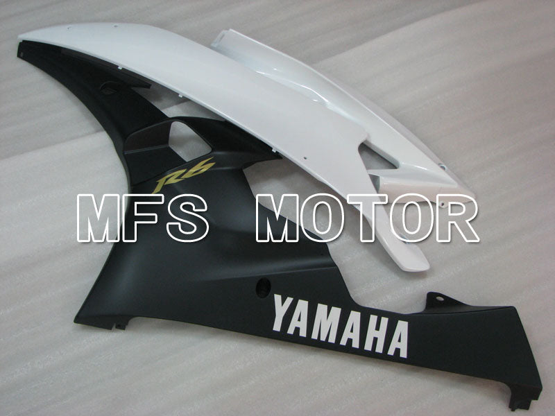 Yamaha YZF-R6 2006-2007 Injection ABS Fairing - Factory Style - White Black Matte - MFS3803 - Fairings Kit