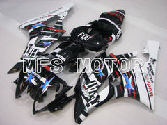 Yamaha YZF-R6 2006-2007 Injection ABS Fairing - FIAT - Black White - MFS3816 - Fairings Kit