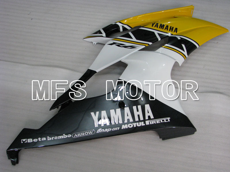 Yamaha YZF-R6 2008-2016 Injection ABS Fairing - Factory Style - White Yellow - MFS3833 - Fairings Kit