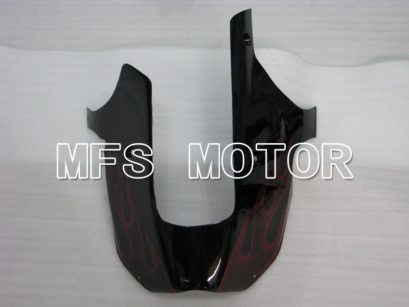 Kawasaki NINJA ZX9R 2000-2001 ABS Fairing - Flame - Black Red - MFS3834 - Fairings Kit