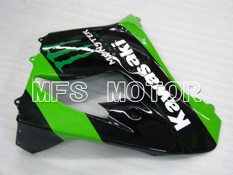 Kawasaki NINJA ZX9R 2000-2001 ABS Fairing - Monster - Black Green - MFS3835 - Fairings Kit