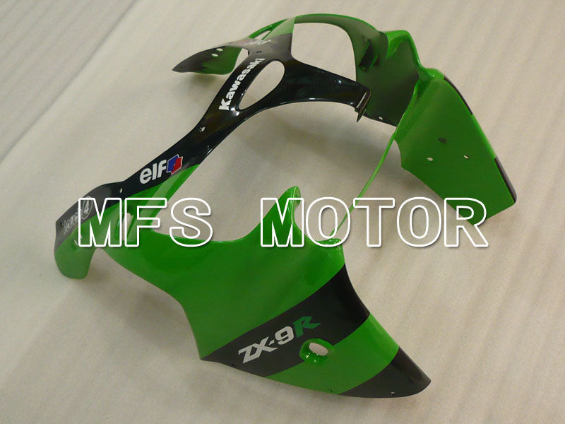 Kawasaki NINJA ZX9R 2002-2003 ABS Fairing - Monster - Black Green - MFS3870 - Fairings Kit