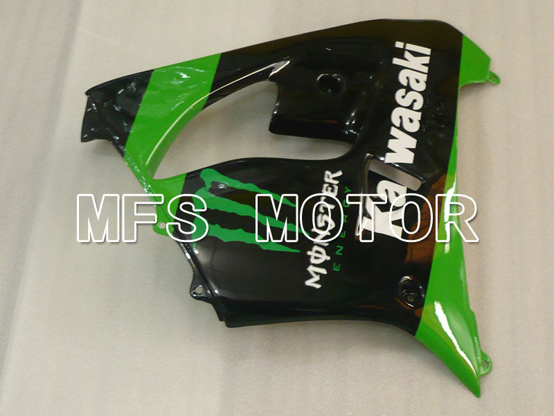 Kawasaki NINJA ZX9R 2002-2003 ABS Fairing - Monster - Black Green - MFS3870 - Fairings Kit