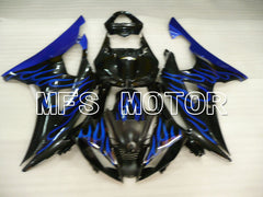 Yamaha YZF-R6 2008-2016 Injection ABS Fairing - Flame - Blue Black - MFS3886 - Fairings Kit