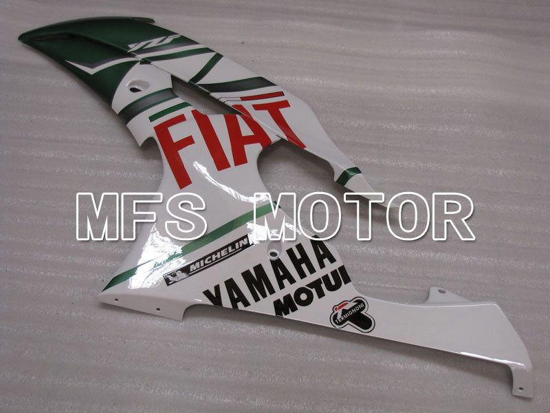 Yamaha YZF-R6 2008-2016 Injection ABS Fairing - FIAT - ArmyGreen White - MFS3887 - Fairings Kit