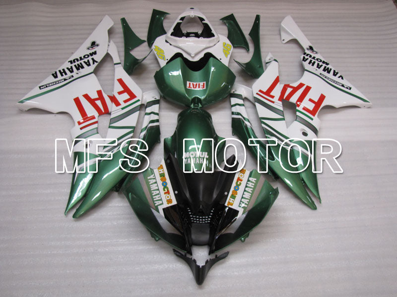 Yamaha YZF-R6 2008-2016 Injection ABS Fairing - FIAT - ArmyGreen White - MFS3887 - Fairings Kit