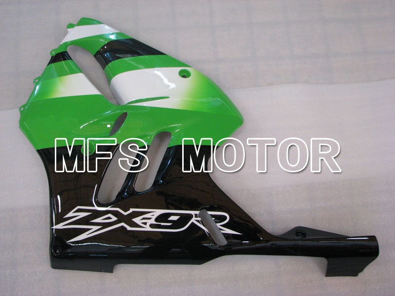 Kawasaki NINJA ZX9R 1994-1997 ABS Fairing - Factory Style - Black Green - MFS3888 - Fairings Kit